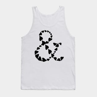 Love Ampersand Hearts And Symbol Sign Tank Top